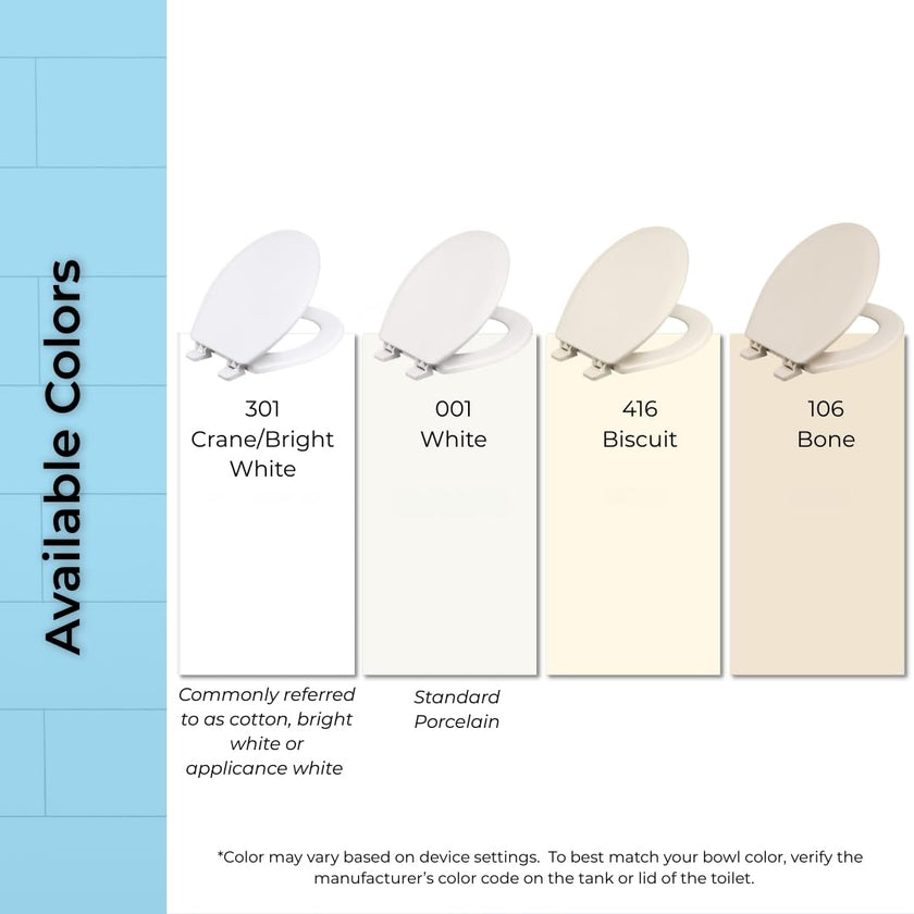 Centoco Round Front Toilet Seat, White (700-001) 🍁 All In One Marketplace Canada