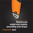 Fiskars Pro Retractable Folding Utility Knife, Box Cutter with Long-Lasting CarbonMax Razor Blade and Dual Lock Safety, Orange/Black 🍁 All In One Marketplace Canada