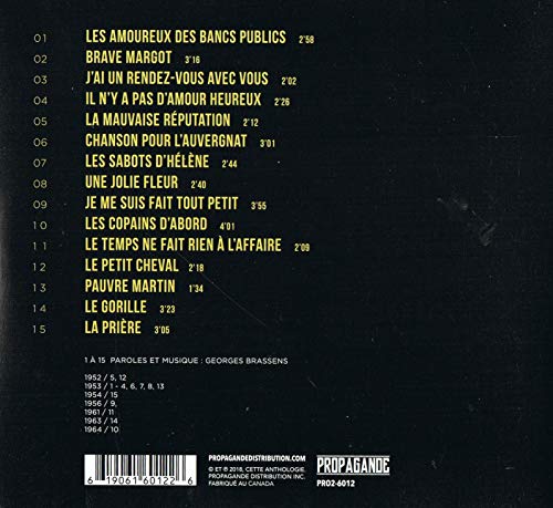 Georges Brassens / Les Copains D'abord - CD (Used)