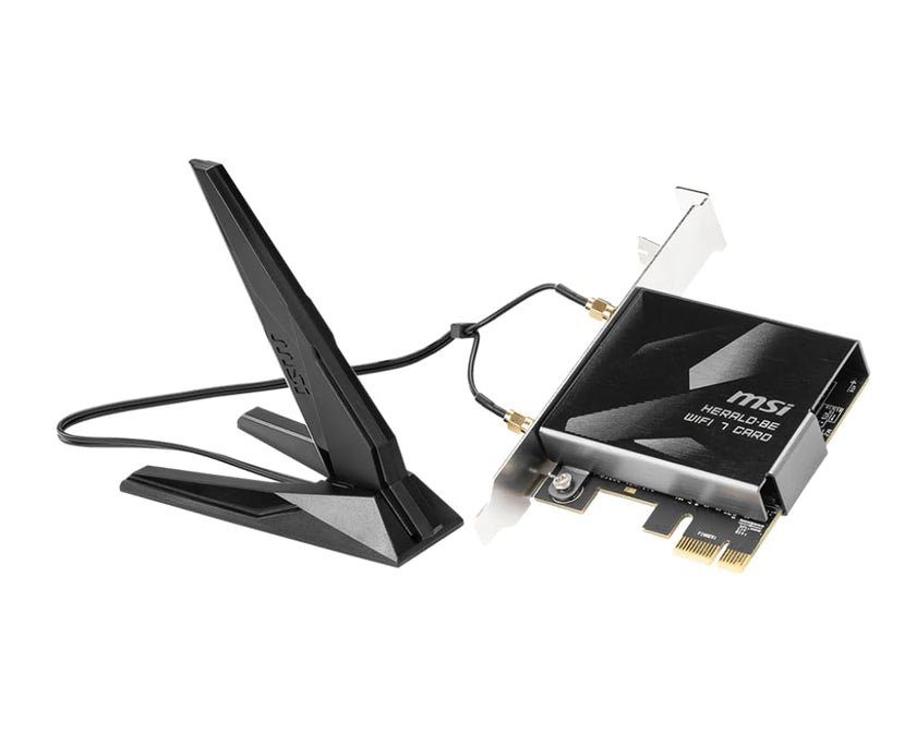 MSI Herald-BE WI-FI 7 MAX (Wi-Fi 7, 802.11BE, Bluetooth 5.4, PCIe, Multi-Link Operation Technology, External Antenna) 🍁 All In One Marketplace Canada