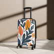 Floral Leaves Carry-On Suitcase — Colorful Botanical Travel Luggage
