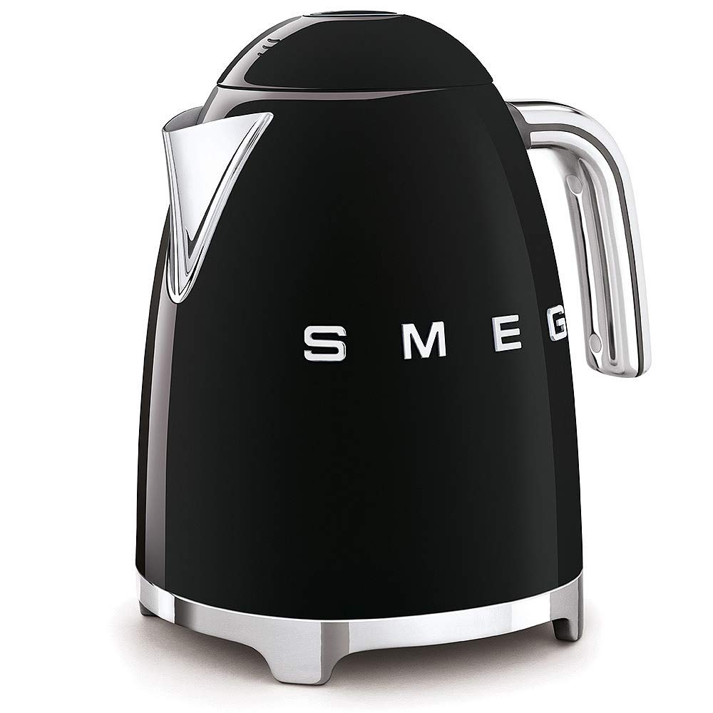 Smeg 50's Retro Style Kettle, 1.7L, 7 Cups, Automatic Shut Off, Black, KLF03BLUS 🍁 All In One Marketplace Canada