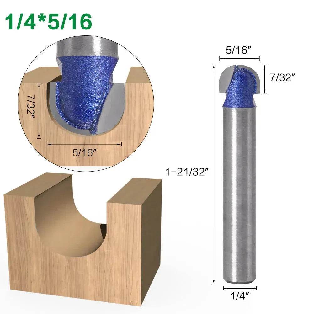 Shank Core Box Router Bit Professional round bottom cutter