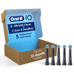 Oral-B iO Genuine Replacement Brush Heads, Black, 4ct Ultimate Clean + 1ct Gentle Care, 15 Month Supply, Compatible Exclusively with Oral-B iO Electric Toothbrushes, Not Compatible with any Other Series Including: Pro, Vitality, Smart, or Genius