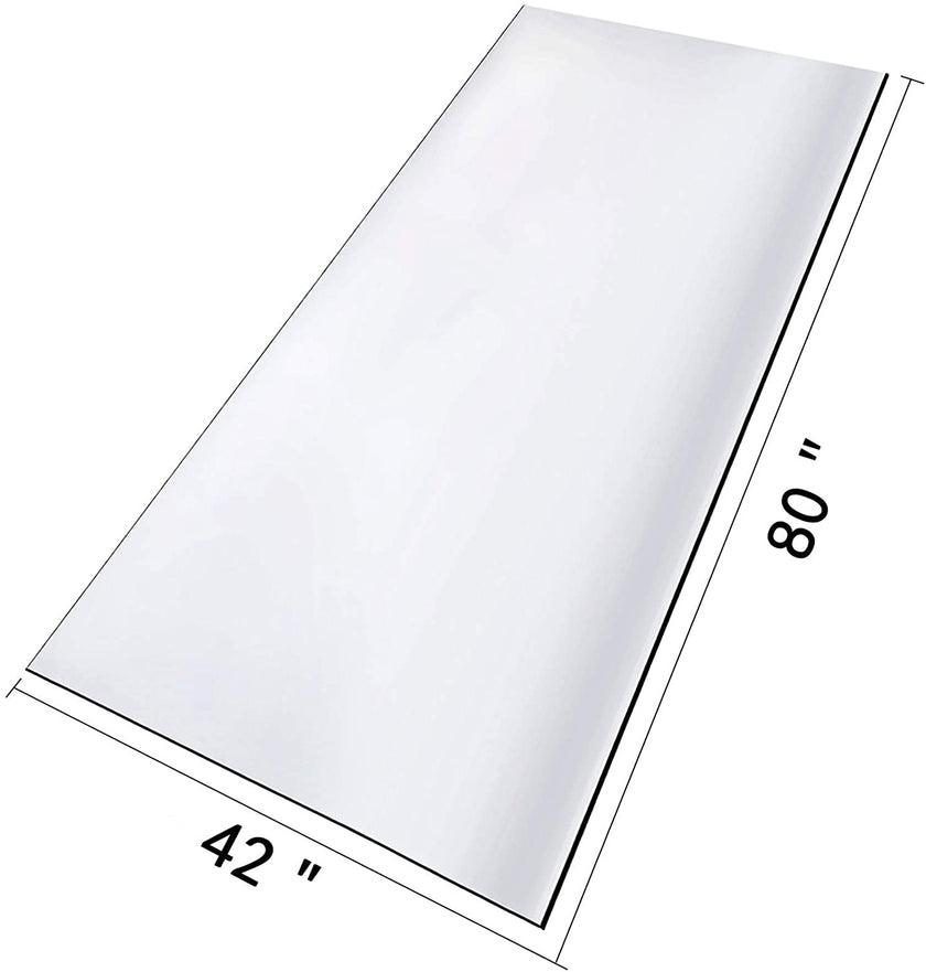 VEVOR 80 x 42 Inch Crystal Clear Table Protector Clear PVC Table Top Protector 2mm Thick Table Cover Rectangular Table Pads for Dining Room Table/Desk 🍁 All In One Marketplace Canada