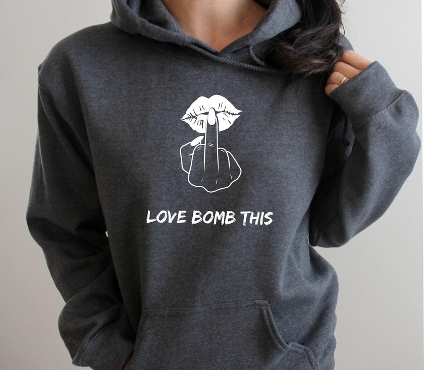 Love Bomb This Pullover Hoodie