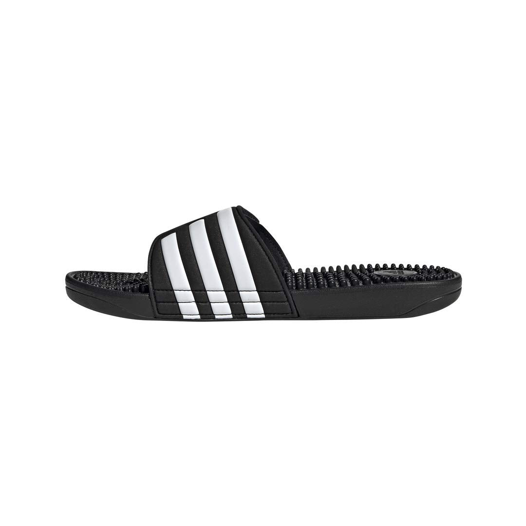 adidas Unisex-Adult Adissage, Core Black/White/Core Black, 11 🍁 All In One Marketplace Canada