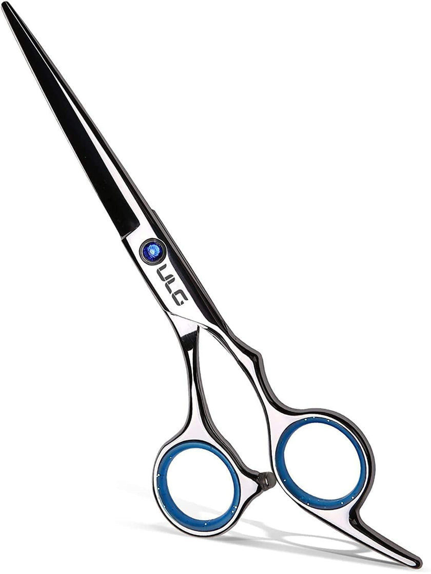 Hair Cutting Scissors, ULG Professional Hair Scissors 6.5 inch Right-Hand Razor Edge Barber Shears Salon Hair Cutting Shears Made of Japanese Stainless Steel, Hand Sharpened Blue 🍁 All In One Marketplace Canada