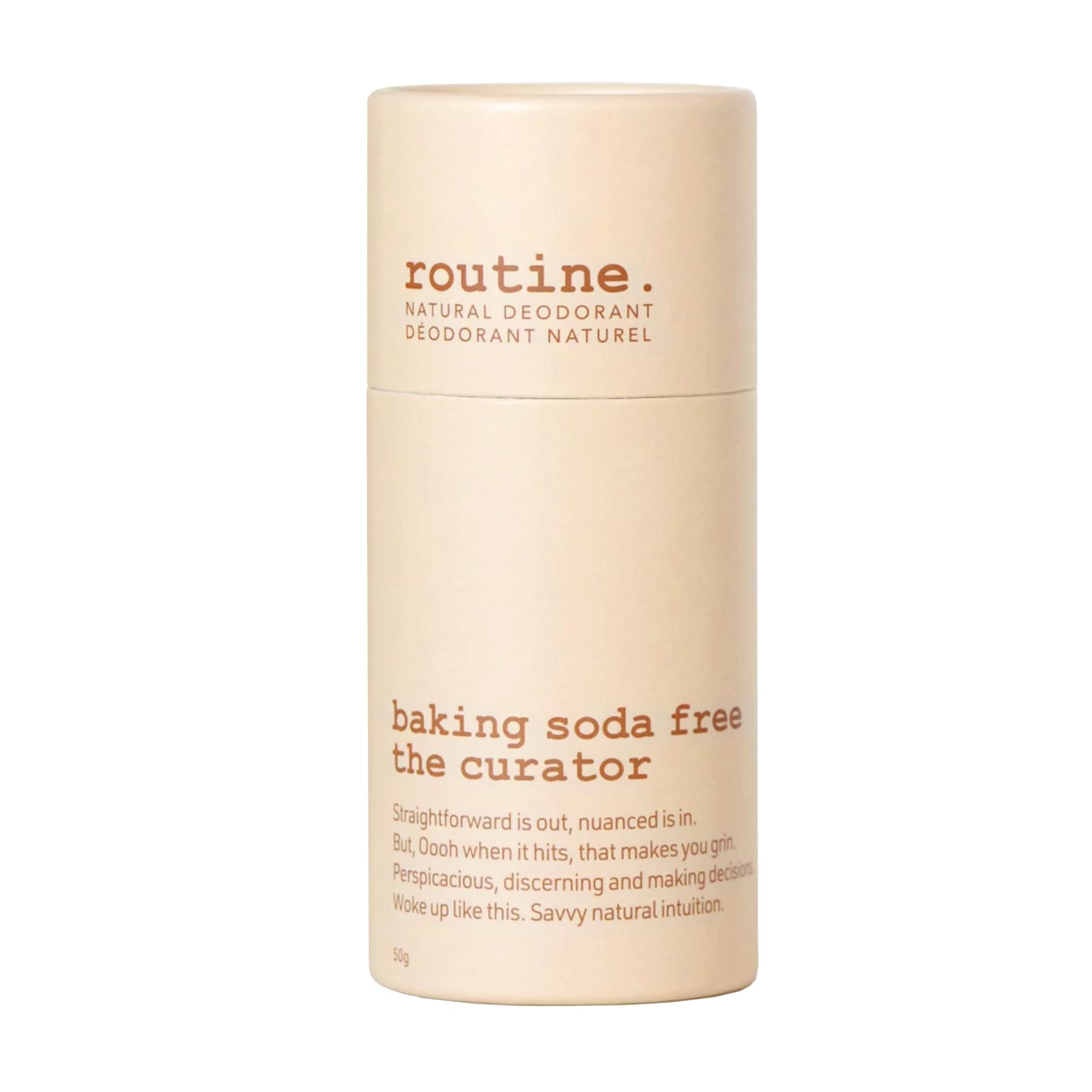 Routine Natural Deodorant|The Curator: Eucalyptus, Geranium, Black Spruce & Cocoa|Sensitive Skin Formula, Aluminum Free, Natural Deodorant for Women & Men, Deodorant Stick, 50 grams 🍁 All In One Marketplace Canada
