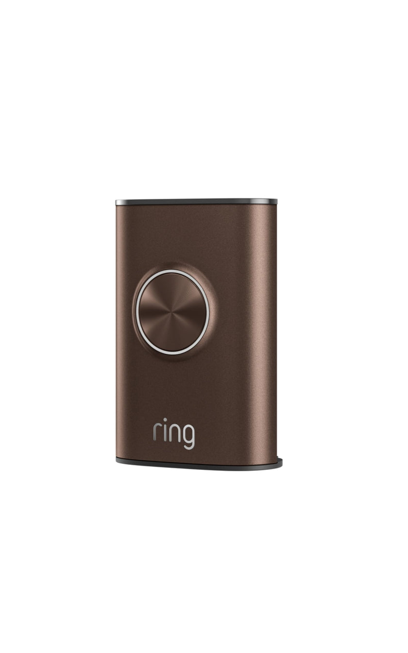 Ring Interchangeable Faceplate — Compatible with Wired Doorbell Pro (3rd Gen), Polished Mocha 🍁 All In One Marketplace Canada