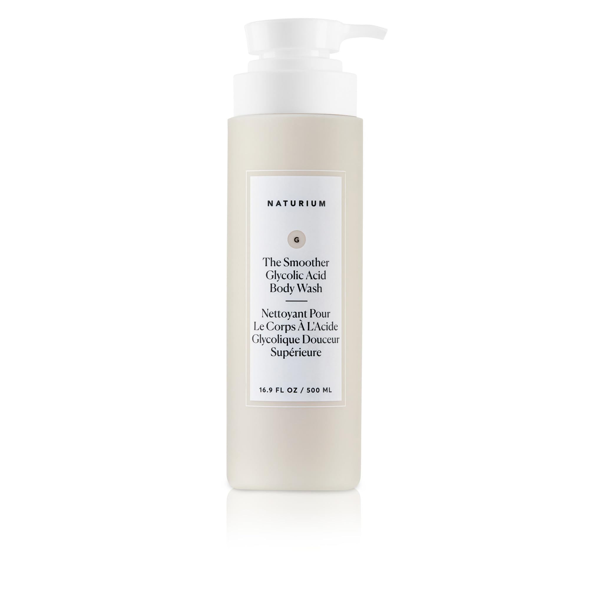 Naturium The Smoother Glycolic Acid Exfoliating Body Wash | With an AHA Blend of Glycolic & Lactic Acids, For Rough, Uneven Skin | 16.9 FL OZ / 500 ml 🍁 All In One Marketplace Canada
