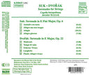 SUK / DVORAK Serenades for Strings