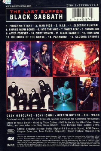 Black Sabbath / The Last Supper: Live 1999 - DVD (Used)