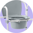Medline 3-in-1 Steel Folding Bedside Commode, Height Adjustable, 350lb 🍁 All In One Marketplace Canada