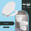 Centoco Round Front Toilet Seat, White (700-001) 🍁 All In One Marketplace Canada