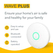 AIRTHINGS Wave Plus Indoor Air Quality Monitor with Radon Detection Free App & Web Dashboard Easy-to-Use Radon, Tvocs, Co2, Temperature, Humidity & Air Pressure “ Bluetooth Battery Operated,White 🍁 All In One Marketplace Canada