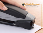 Bostitch Office Executive 3 in 1 Stapler, Includes 210 Staples and Integrated Staple Remover, One Finger Stapling, No Effort, 20 Sheet Capacity, Spring Powered Stapler, Black/Gray (INP20) 🍁 All In One Marketplace Canada
