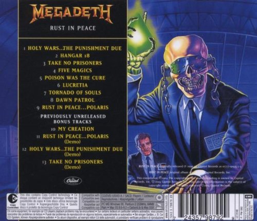 Megadeth / Rust In Peace (Remixed) - CD (Used)