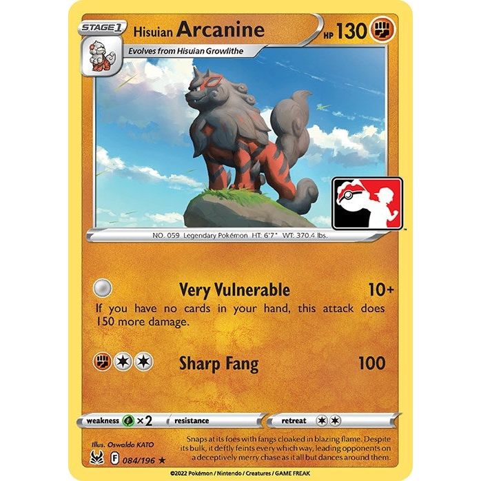 Hisuian Arcanine (084/196)