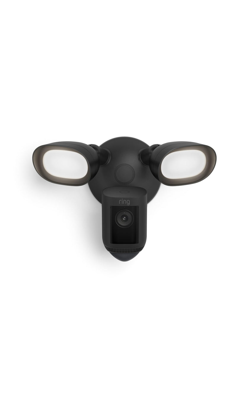 Ring Floodlight Cam Wired Pro with Bird’s Eye View and 3D Motion Detection, Black 🍁 All In One Marketplace Canada