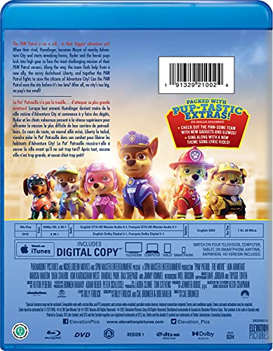 PAW Patrol: The Movie - Blu-ray/DVD