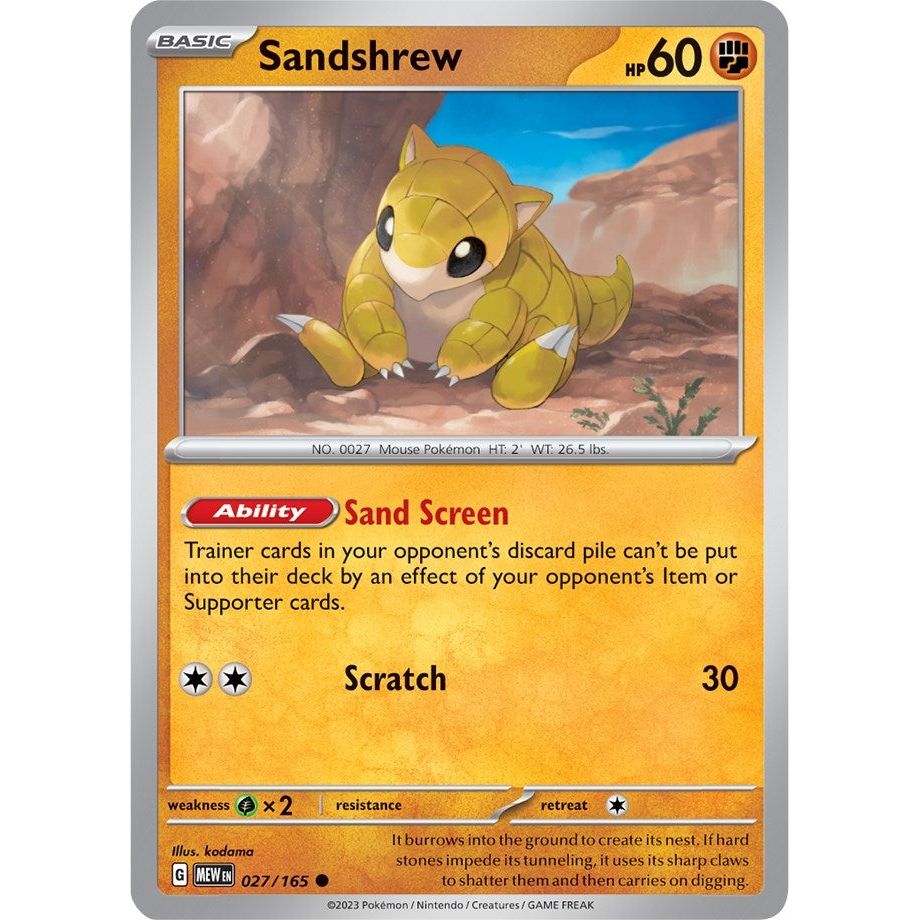 Sandshrew (027/165) (MEW)