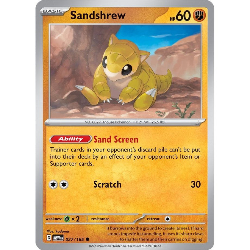 Sandshrew (027/165) (MEW)