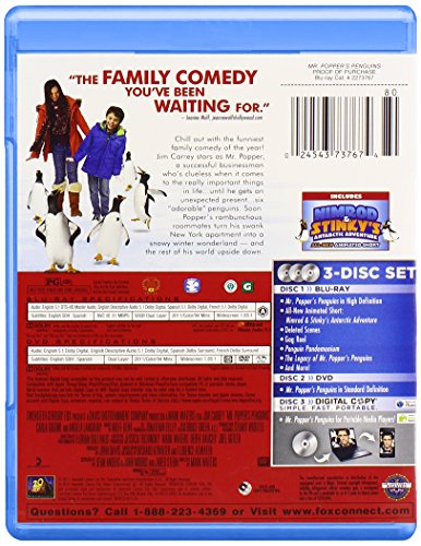 Mr. Popper's Penguins - Blu-Ray/DVD