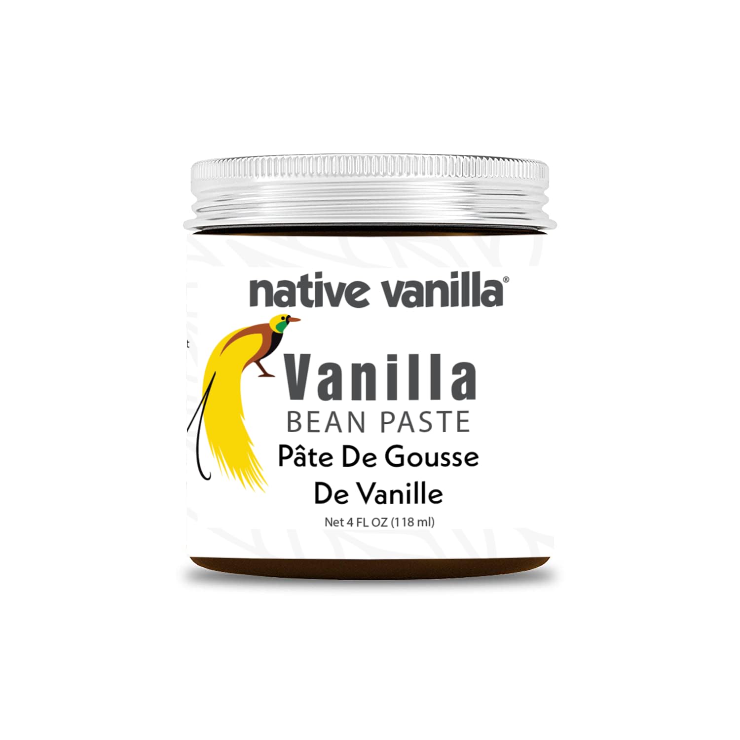 Native Vanilla - All Natural Pure Vanilla Bean Paste 118 ml (4 oz) - For Chefs and Home Cooking, Baking, and Dessert Making 🍁 All In One Marketplace Canada