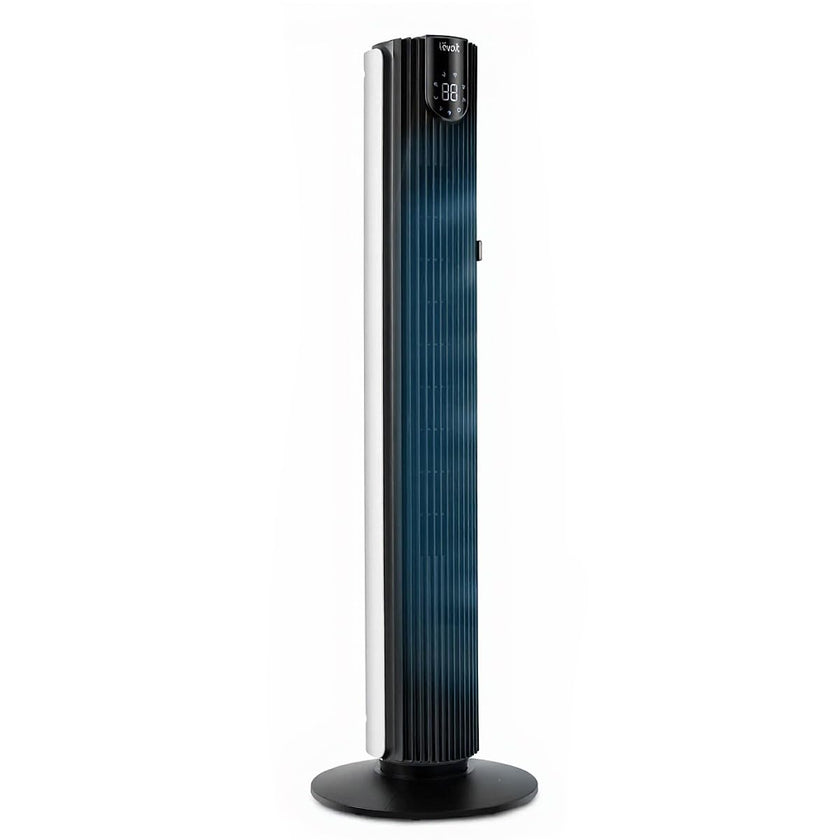 Levoit Smart 42 Inch Tower Fan for Bedroom, 26ft/s Standing Bladeless Fan, Quiet 25dB, 90° Oscillation, Brushless DC Motor, 12 Speeds, 4 Modes, 24H Timer with APP, Works with Alexa 🍁 All In One Marketplace Canada