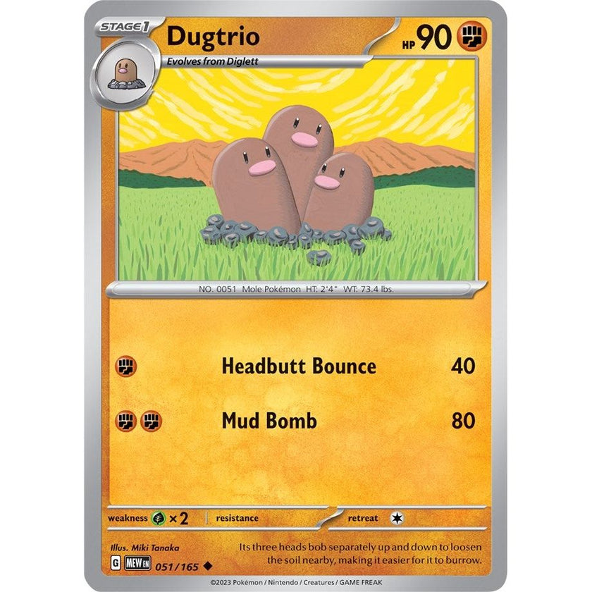 Dugtrio (051/165) (MEW)