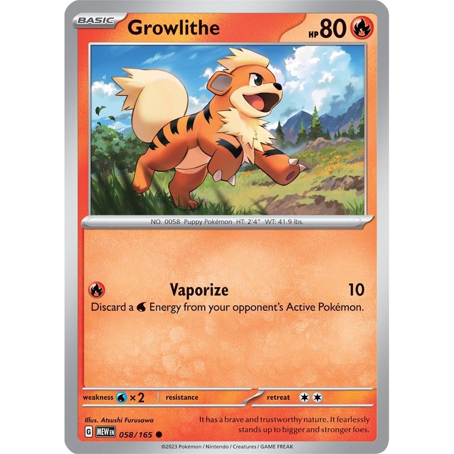 Growlithe (058/165) (MEW)