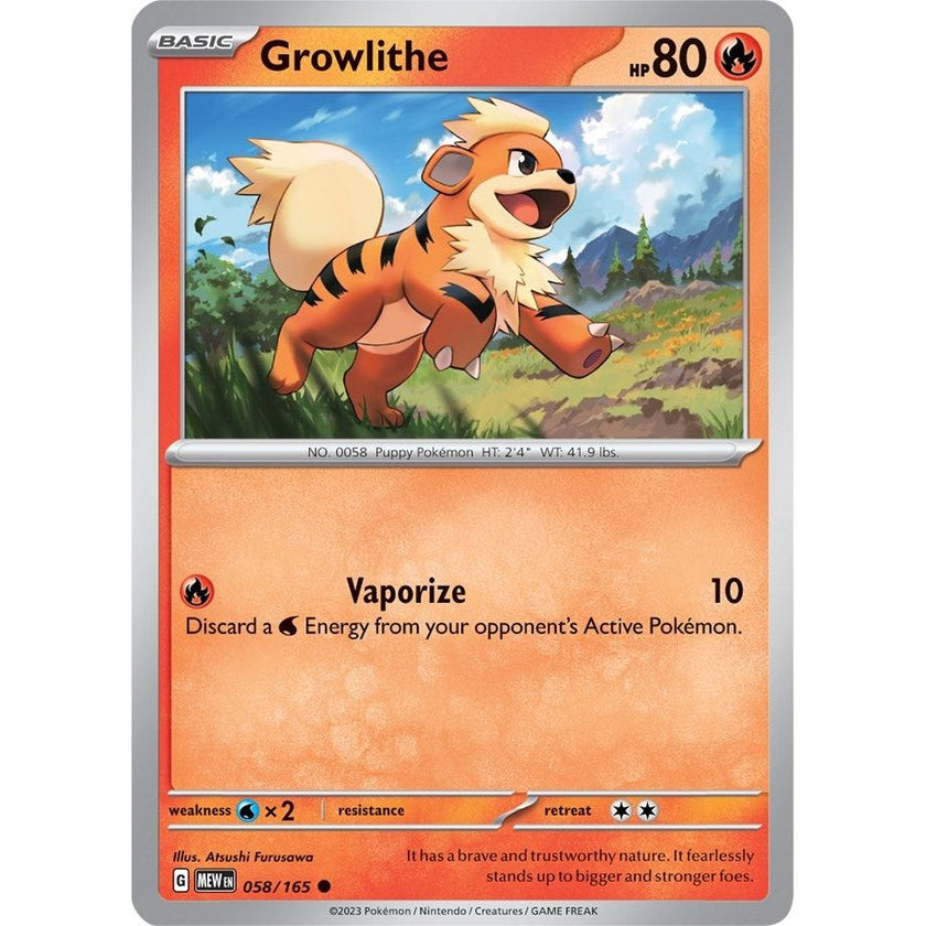 Growlithe (058/165) (MEW)