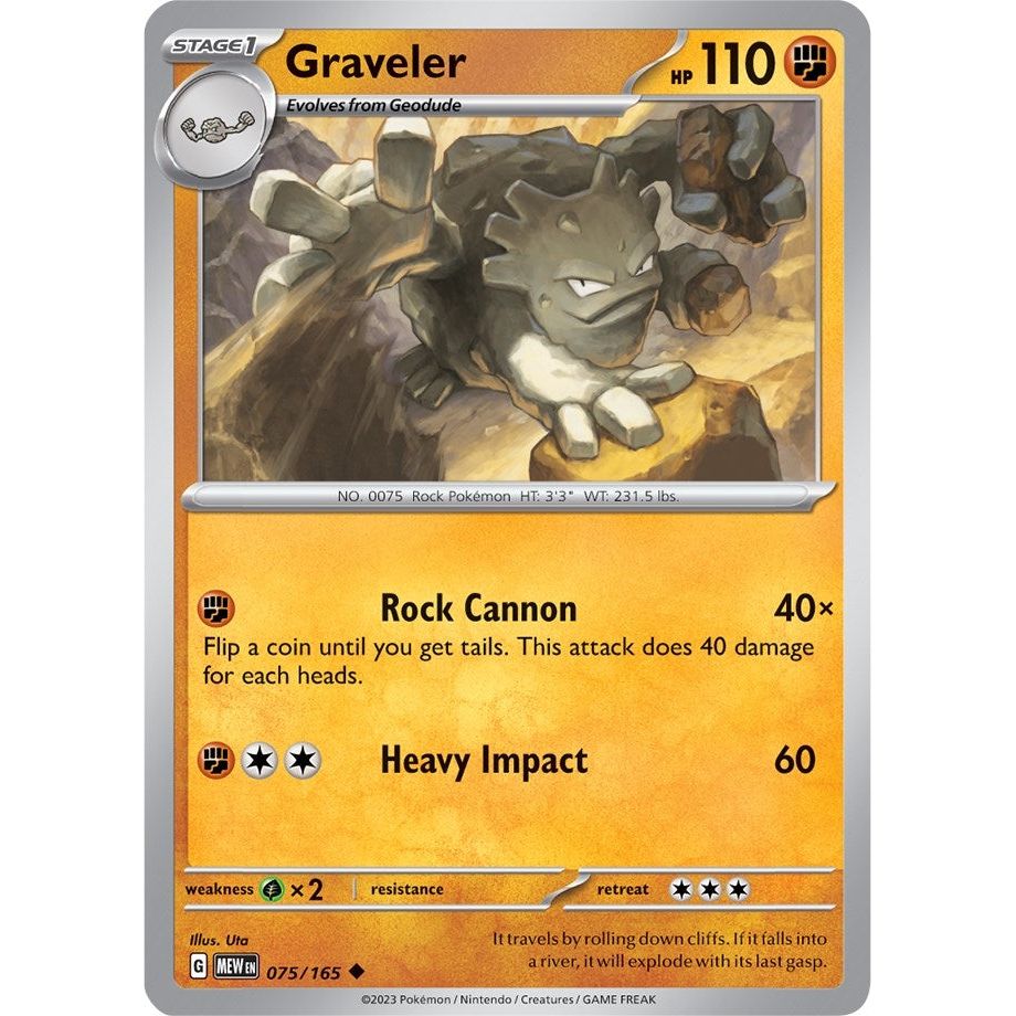 Graveler (075/165) (MEW)