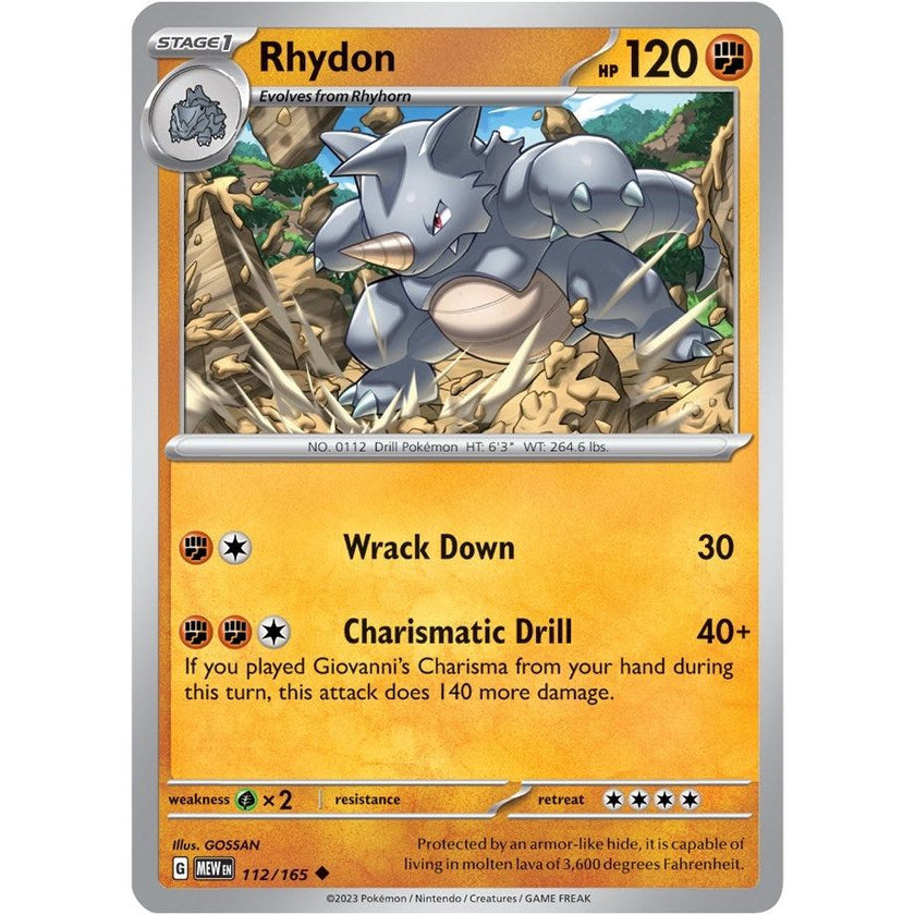 Rhydon (112/165) (MEW)