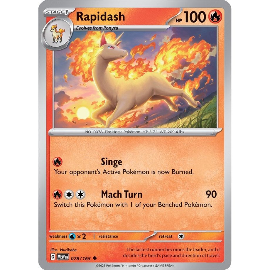 Rapidash (078/165) (MEW)