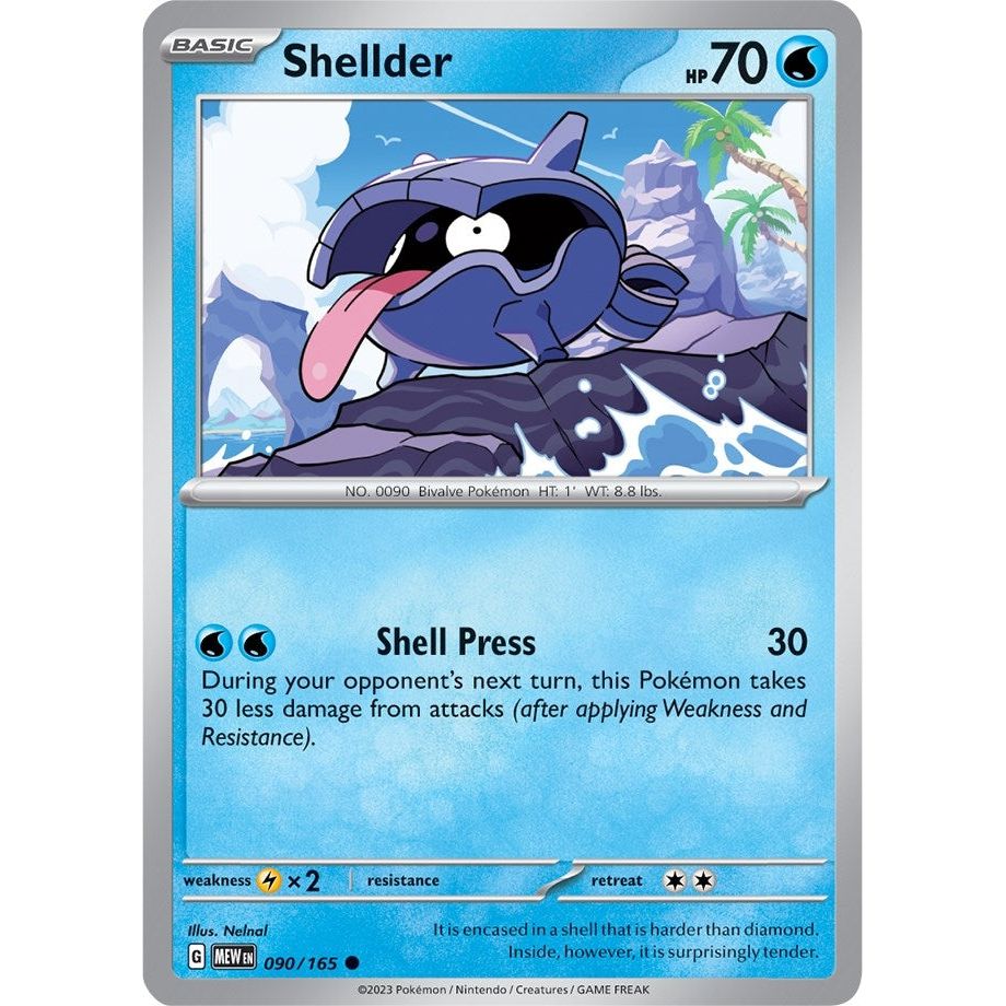 Shellder (090/165) (MEW)