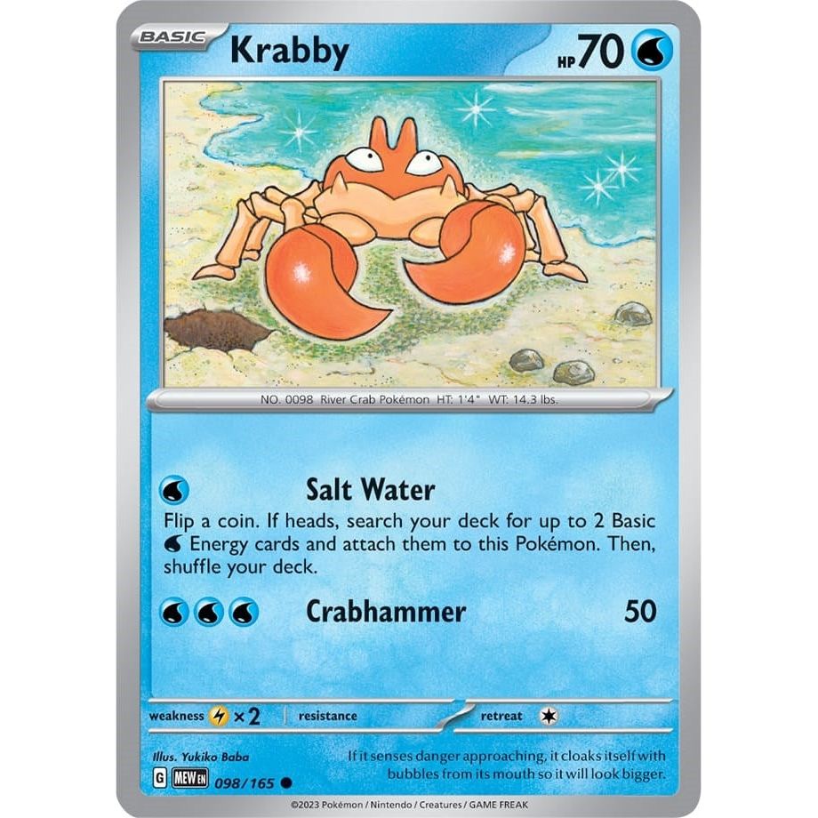 Krabby (098/165) (MEW)