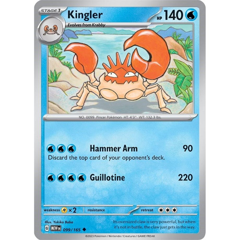 Kingler (099/165) (MEW)