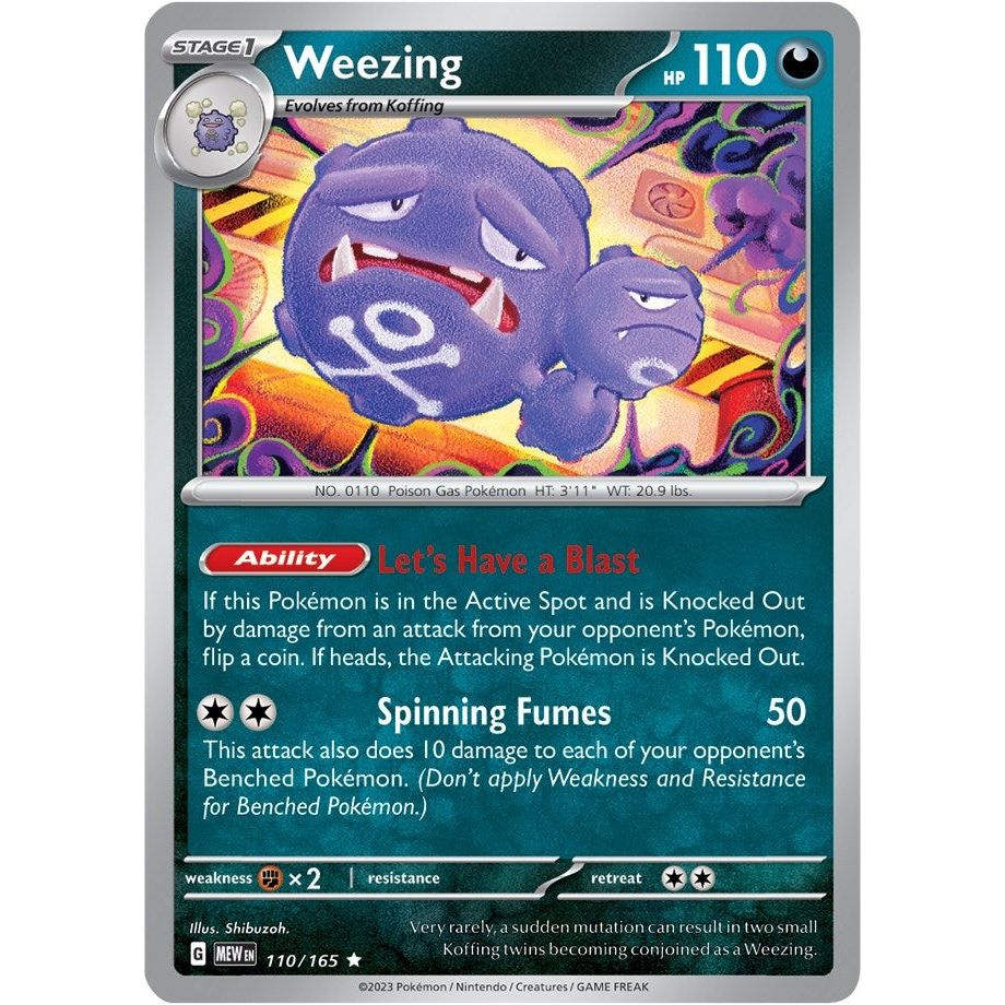 Weezing (110/165) (MEW)