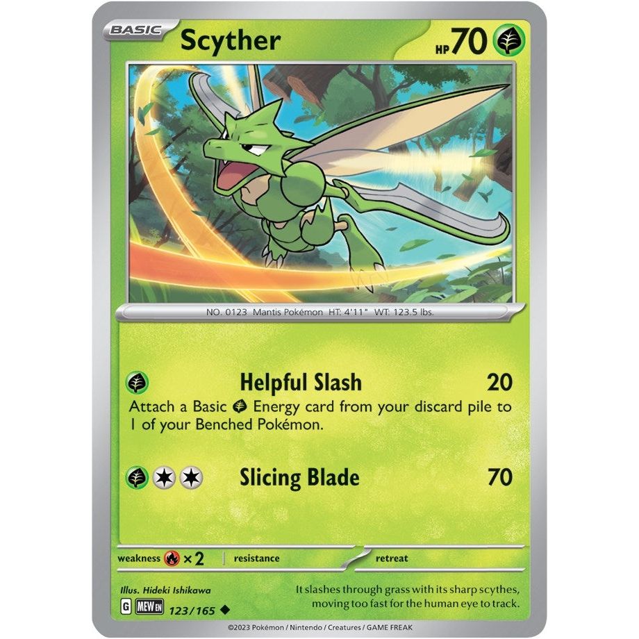 Scyther (123/165) (MEW)