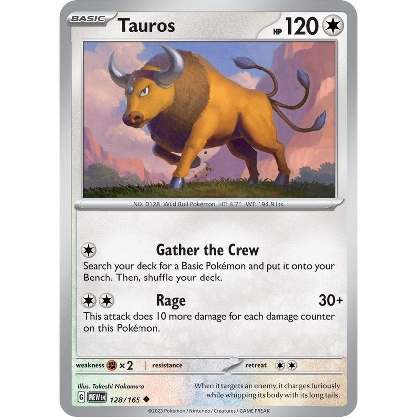 Tauros (128/165) (MEW)