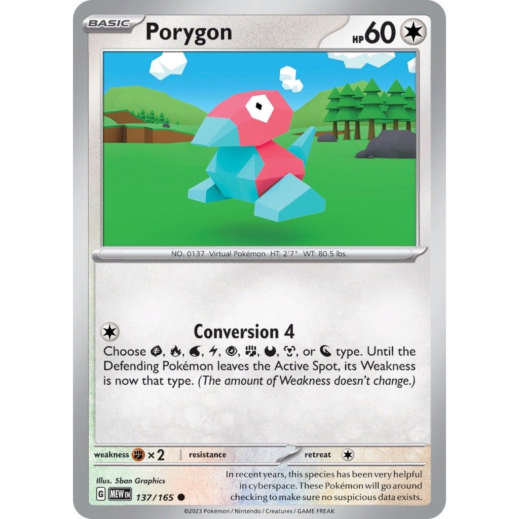 Porygon (137/165) (MEW)