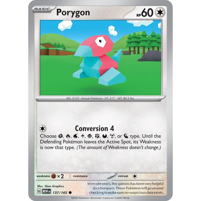 Porygon (137/165) (MEW)