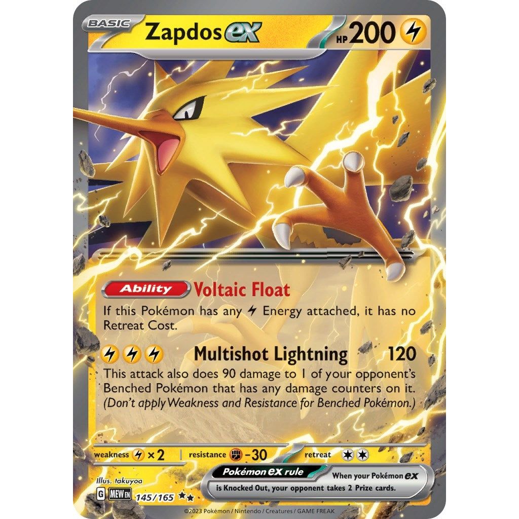 Zapdos ex (145/165) (MEW)