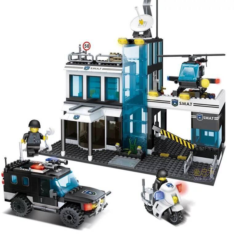 Police Building Blocks Set for Kids – ABS Plastic STEM Construction Toy Canada & USA