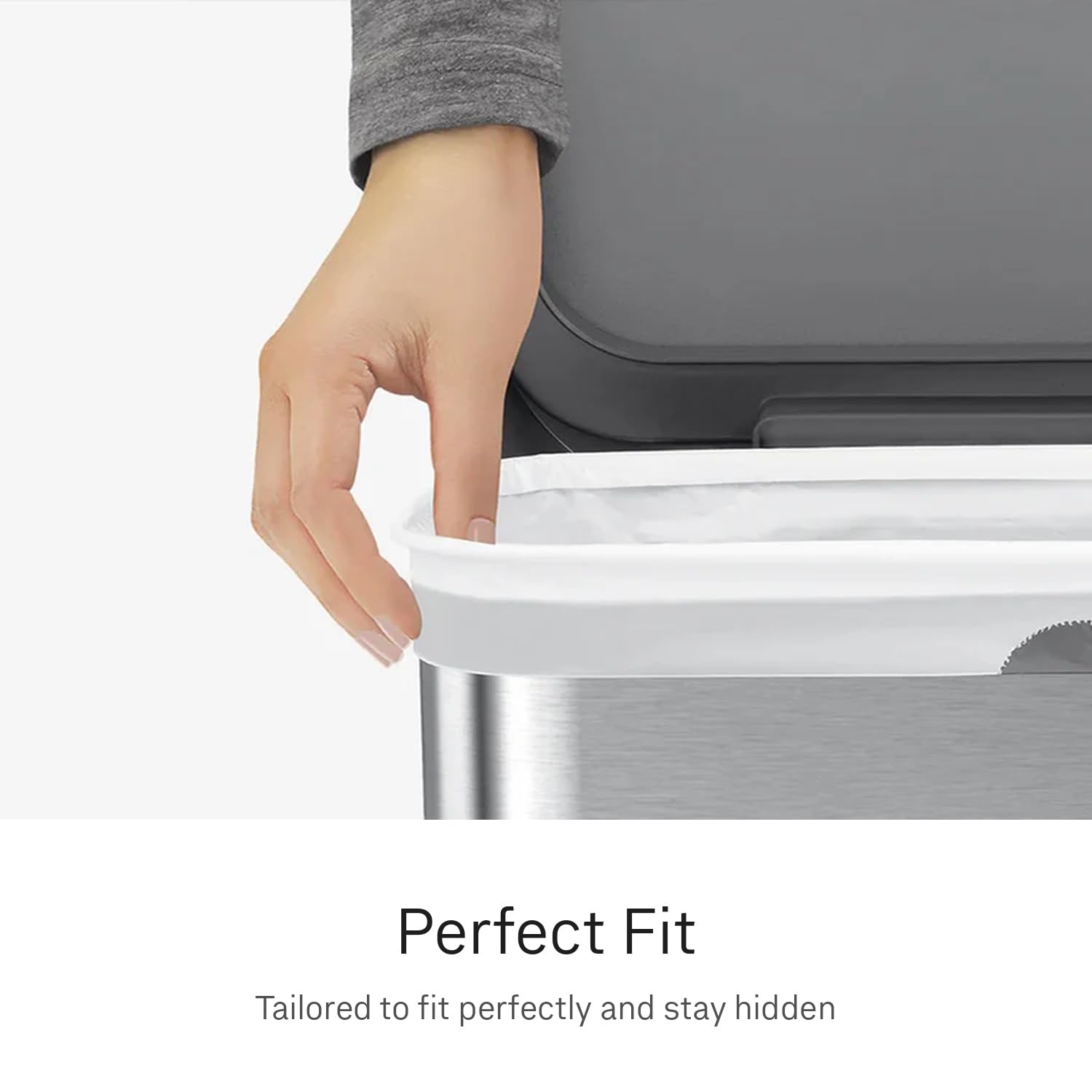 simplehuman Code K 100 Count, Dispenser Pack Custom Fit Liners, Drawstring Trash Bags, 35-45L / 9-12 Gallons, White 🍁 All In One Marketplace Canada