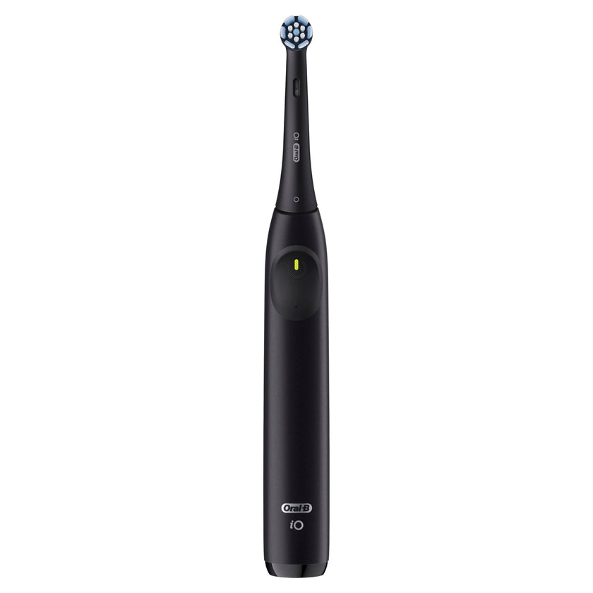 Oral-B iO2 Electric Toothbrush, for an Easy Switch to Electric, Night Black, Rechargeable Electric Toothbrushes, iO Series 2 Starter Kit with 1 Power Toothbrush and 2 Brush Heads 🍁 All In One Marketplace Canada