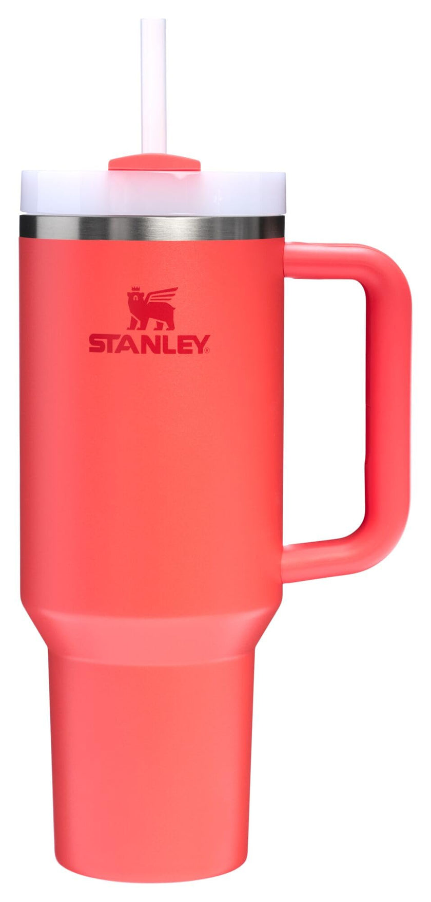 STANLEY Quencher H2.0 Flow State Tumbler, 40 oz, Hot Coral 🍁 All In One Marketplace Canada