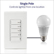 Leviton Countdown Timer Switch, 5-10-15-30 min, No Neutral Required, Single Pole, 15A, 1/2HP/9.8A Fan/Motor, DT130-1LW, White 🍁 All In One Marketplace Canada